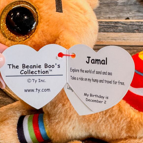 NWT-Pair of 2021 TY Beanie Boos, Ramsey the UniLion & Jamal the Camel, 6", Plush - Picture 9 of 11